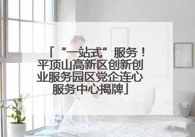 “一站式”服务！平顶山高新区创新创业服务园区党企连心服务中心揭牌